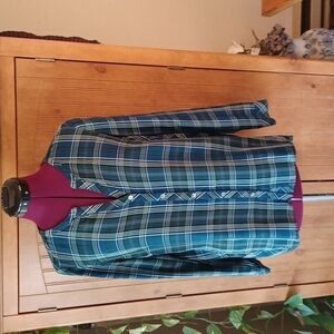 J.Jill Longsleeve 100% Nylon Button Down  Blouse